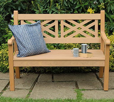 2 seater winawood speyside garden bench teak